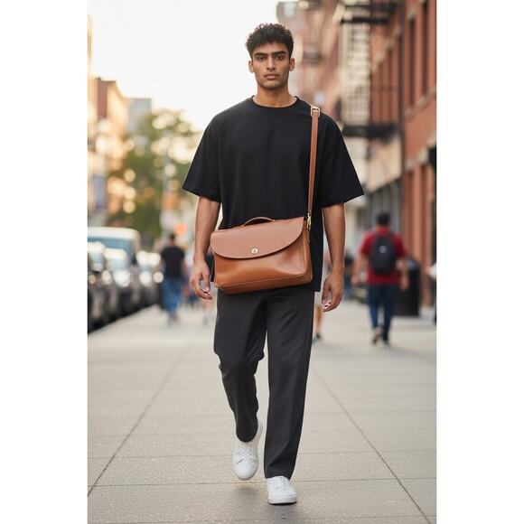 Vintage Coach 5265 Lexington Brief Bag - Picture 14 of 15